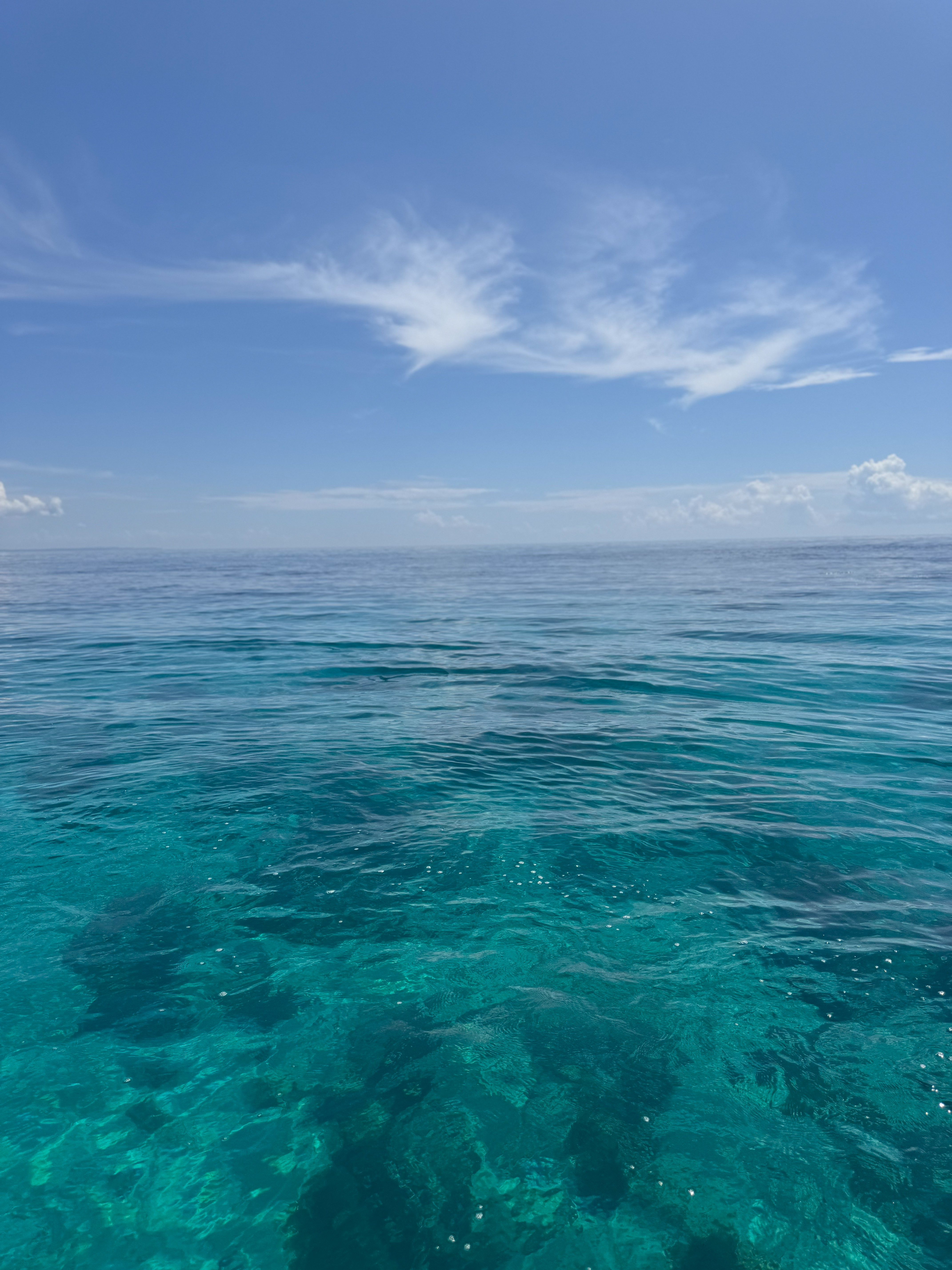 blue water and sky Menjangan