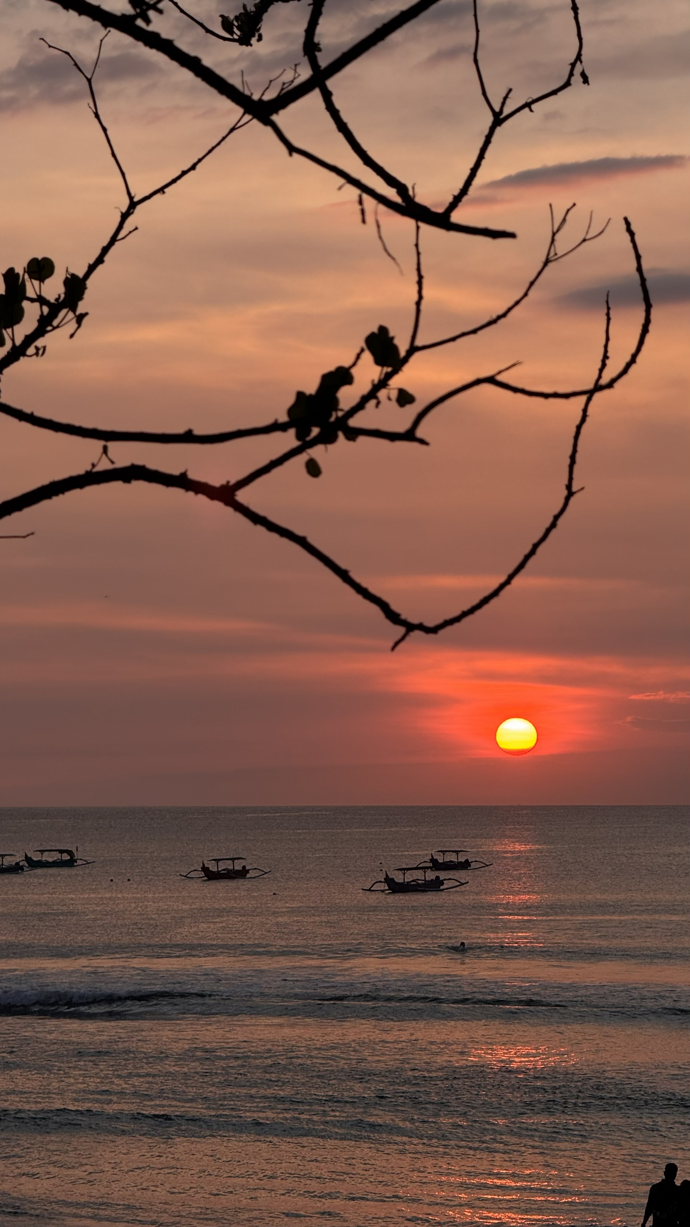 sunset Kuta beach